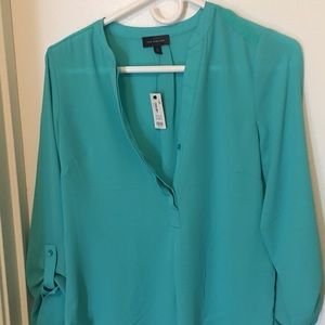 Aqua blouse
